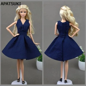 Blue Handmade Doll Dress For 11.5" Doll Clothes Party Dresses Doll Accessories - Picture 1 of 4