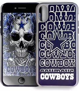 FOCO NFL Dallas Cowboys Hybrid Repeat Case for iPhone X & XS (5.8") - Picture 1 of 1