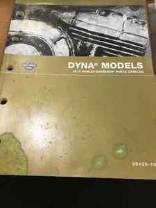 Harley Davidson oem Dyna Parts Catalog 2010 #99439-10 - Picture 1 of 1