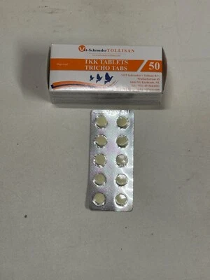 SCHROEDER TOLLISAN TKK Tricho Tabs for Pigeons and Birds - 10 Tablets