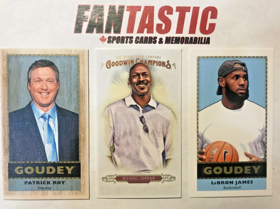 2018 Upper Deck Goodwin Champions MINI You Pick - Base, Goudey, Lumberjack Wood - Image 1 of 1