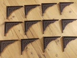 12 Antique Style Shelf Brace Wall Bracket Cast Iron Brackets SMALL 5 x 4 Restore - Picture 1 of 11