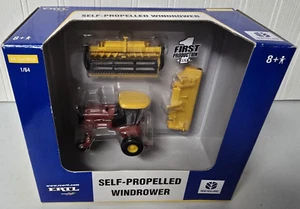 1/64 New Holland HW345 Windrower Rare 1st Production Ertl Farm Toy Tractor, NIB - Picture 1 of 3