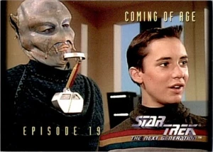 Skybox - Star Trek: The Next Generation - Season 1 (1994) Coming of Age No. 64 - Picture 1 of 2
