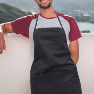 Kitchen Apron for Cooking and Hairdressing with Pocket Design - Picture 1 of 12