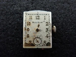 OROLOGIO DA POLSO VINTAGE DA UOMO BULOVA MOVIMENTO CAL 7AK - Foto 1 di 2