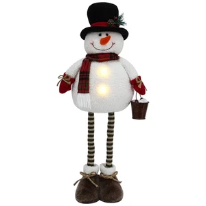 LED Lights Christmas Standing Snowman Christmas Stuffed Plush Decorations for... - Picture 1 of 8