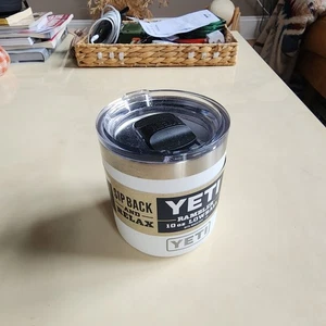 YETI Rambler 10 Oz Lowball Sharptail White Vacuum Insulated Stainless Steel NEW - Picture 1 of 3