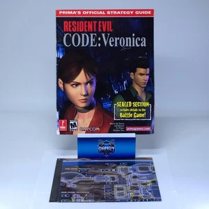 Resident Evil Code Veronica [Prima Official Strategy Guide Book] w/ map/poster - Picture 1 of 8