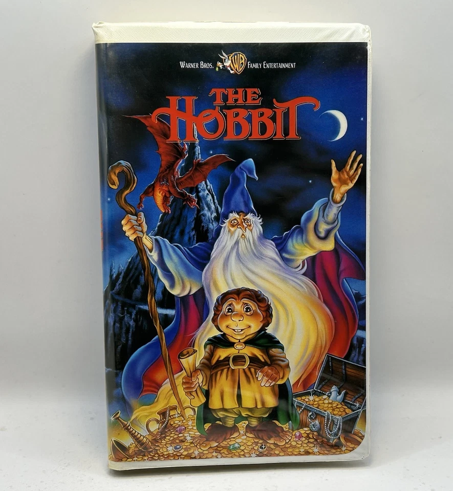 The Hobbit VHS 1999 1977 Video Tape VTG 70s Animation Movie Clamshell Nearly New - Image 1 of 4