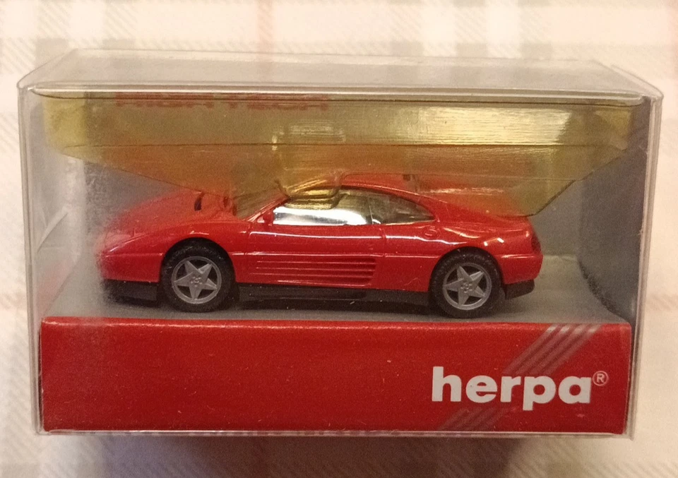 FERRARI 348 TB - RED - 1/87 - Herpa - Immagine 1 di 4