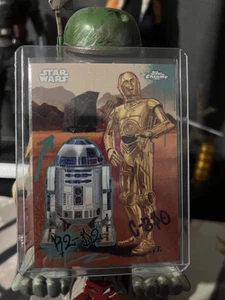 Star Wars Chrome 2025 R2-D2 & C3PO Galactic Graffiti 18/25 - Picture 1 of 3