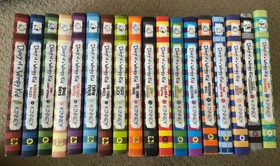 18 Volumes Diary of a Wimpy Kid Books Hard Cover Book  1-18 Complete Set - Image 1 of 2