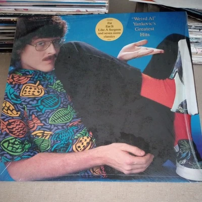 Weird Al Yankovic Greatest Hits Original Vinyl LP - Ex partial Shrink wrap 1988 - Image 1 of 4