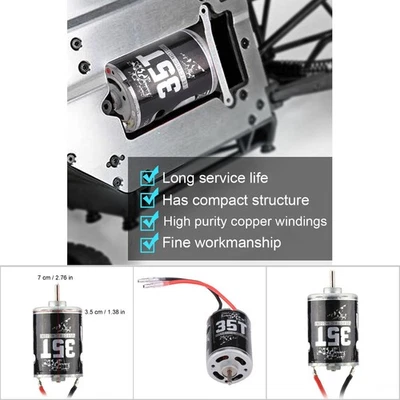 RC Model Accessory Metal Parts 540 Motor For 1/10 Scale Remote Control Car (35T) - Image 1 of 4