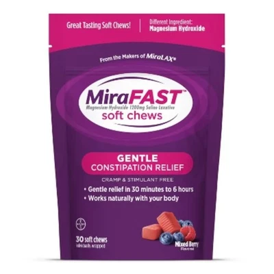 MiraFAST Digestive Soft Chews from the Makers of MiraLAX - 30ct - Image 1 of 4