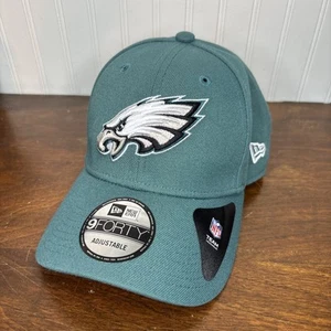 Gorra ajustable New Era 9FORTY A-Frame Philadelphia Eagles verde con cierre a presión - Imagen 1 de 4