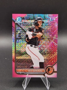 2022 Bowman Mega Chrome Luis Gonzalez Fucsia Mojo rifrattore 1°/199 #BCP-125 - Foto 1 di 10