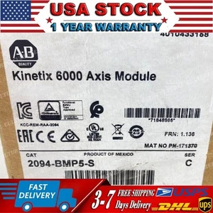 Allen-Bradley 2094-BMP5-S AB Kinetix 6000 Axis Module Servo Drive US Free Tax - Zdjęcie 1 z 4
