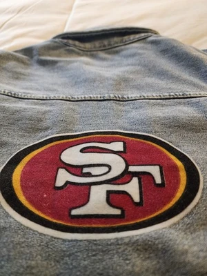 Chaqueta vaquera de felpa 49ERS para niños talla ligera 2T Foto 1 de 4