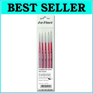 High-Quality 5 Size Miniature Detail Brushes for Artists - Sustainable Materials - Picture 1 of 3