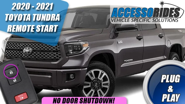 Fits: 2020 - 2021 TOYOTA TUNDRA w/ TAKEOVER PUSH START REMOTE START PLUG & PLAY - Image 1 of 1