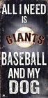 MLB San Francisco Giants unisexe San Francisco Giants baseball & My Dog panneau