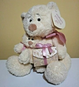 RBI Ron Banafato Inc "Mother’s Precious Gift" Stuffed Bear W/ Pink Bow Gift Box - Picture 1 of 8