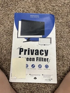 23” Computer Privacy Screen Filter Anti Blue Light for Widescreen Monitor 16:9 - Picture 1 of 3