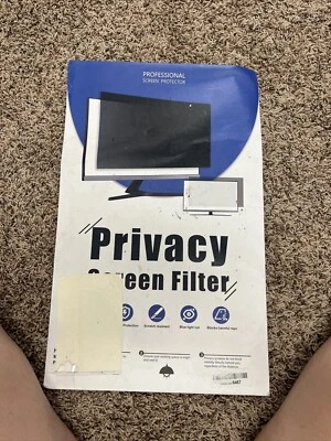 23” Computer Privacy Screen Filter Anti Blue Light for Widescreen Monitor 16:9 - Image 1 of 3