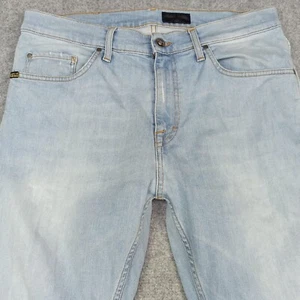 Tiger of Sweden PISTOLERO Mens Jeans W31-W32 L32 Slim Straight Light Blue Zip - Picture 1 of 12