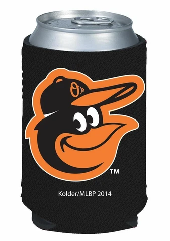 MLB Baltimore Orioles - Collapsible Can Cooler - Black Cover