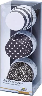 Cupcake Muffin Förmchen Crinkle Cups Schoko Hülle Backbecher Birkmann Ø5cm 36St. - Bild 1 von 2