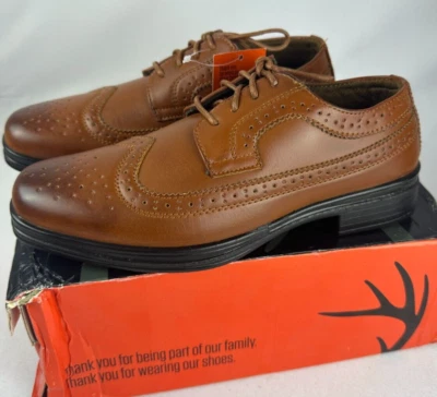 Олень олени олени большой мальчиков 5 Ace багажа HTEC Wingtip Оксфорд искусственной кожи туфли - Изображение 1 из 4