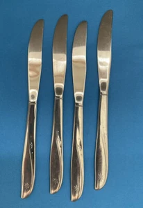 4 COLTELLI STARBURST ATOMIC TWIN STAR POSATE ONEIDA COMMUNITY - Foto 1 di 2