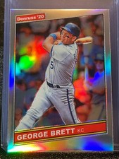 2020 Donruss Optic #R86-3 George Brett Retro 1986 Holo SILVER PRIZM