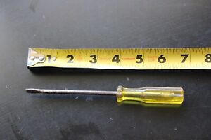 Japan Flathead Vintage Yellow Screwdriver - Tool Rubicon