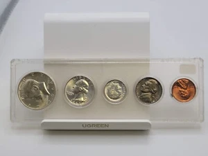 1964 -P US Mint Coin Set in Plastic Whitman Holder, Uncirculated - Picture 1 of 2