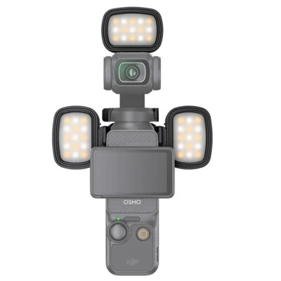 JJC (3 Lights) Magnetic Fill Light for DJI Osmo Pocket 3 Creator Combo LED Video - Image 1 of 4