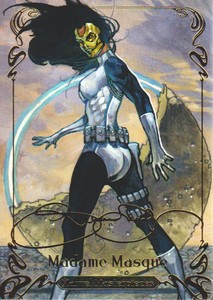 2018 Marvel Masterpieces Gold Foil Signature Series #6 Madame Masque Tier 1