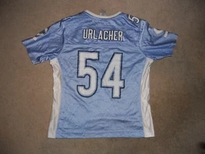 Chicago Bears NFL Fooball Jersey #54 Brian Urlacher Womens Medium Reebok Blue HO - Picture 1 of 8