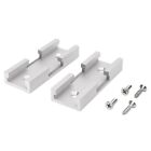 2Pcs T-Track Intersection Kit Aluminum T-Slot Connecting Parts Woodworking Tools