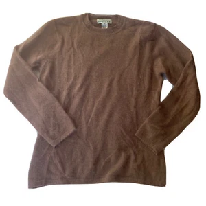 Rena Rowan For Saville Sweater Sz M Wool Angora Womens Brown Autumn Vintage - Picture 1 of 9