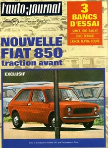 L'AUTO JOURNAL Nr. 9 07/1970 DINO FERRARI LANCIA FLAVIA Coupe SIMCA 1000 RALLYE - Bild 1 von 1