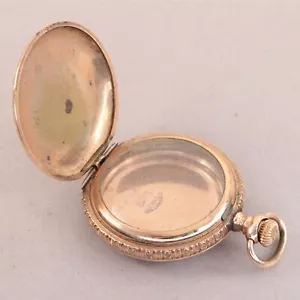 Estuche de reloj de bolsillo tamaño 0 Essex Columbia relleno de oro 22 gramos - JS120 - Imagen 1 de 6