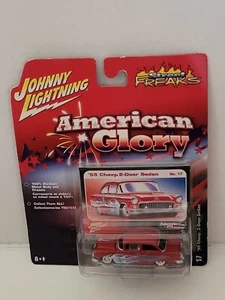 Johnny Lightning 55 Chevy 2-Door Sedan American Glory Street Freaks DIE-CAST NEW - Picture 1 of 4