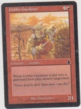 Magic MTG Tradingcard Urza's Destiny 1999 Goblin Gardener 84/143