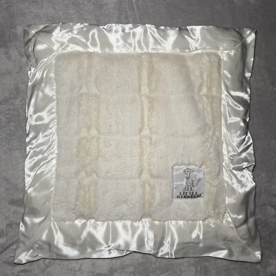 Little Giraffe Lovey Cream Waterfall 2017 Blankey Security Blanket Satin Trim - Image 1 of 4