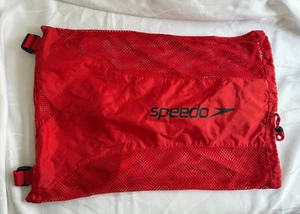 Speedo Red  Ventilator Mesh Equipment Bag - Picture 1 of 4