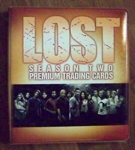 ABC LOST SEASON 2 BINDER ALBUM PACKAGE - BASE SET-PROMO CARDS-INSERTS-SELL SHEET